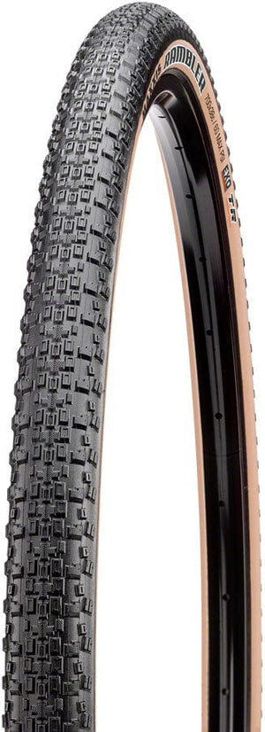 Maxxis Tires Maxxis Rambler Tire - 700 x 50 Tubeless Folding Black/Tan Dual EXO