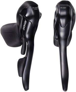 microSHIFT Brake/Shift Lever - Drop Bar microSHIFT ADVENT Drop Bar Shifter Lever Set - 1x9 Speed BLK ADVENT Compatible Only