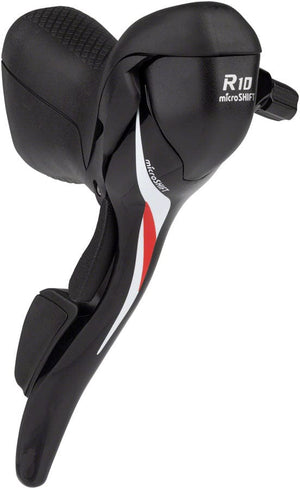 microSHIFT Brake/Shift Lever - Drop Bar microSHIFT R10 Right Drop Bar Shift Lever - 10-Speed Shimano Compatible BLK