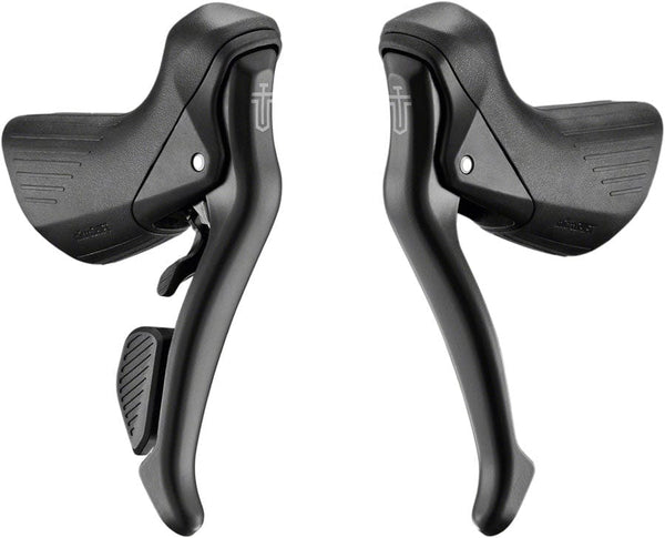 microSHIFT Brake/Shift Lever Drop Bar Pair microSHIFT Sword Black Drop Bar Shifter/Brake Lever Set - 1 x 9-Speed Black