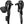 microSHIFT Brake/Shift Lever - Drop Bar Triple microSHIFT R9 Drop Bar Brake/Shift Lever Set - 9-Speed, Shimano Compatible