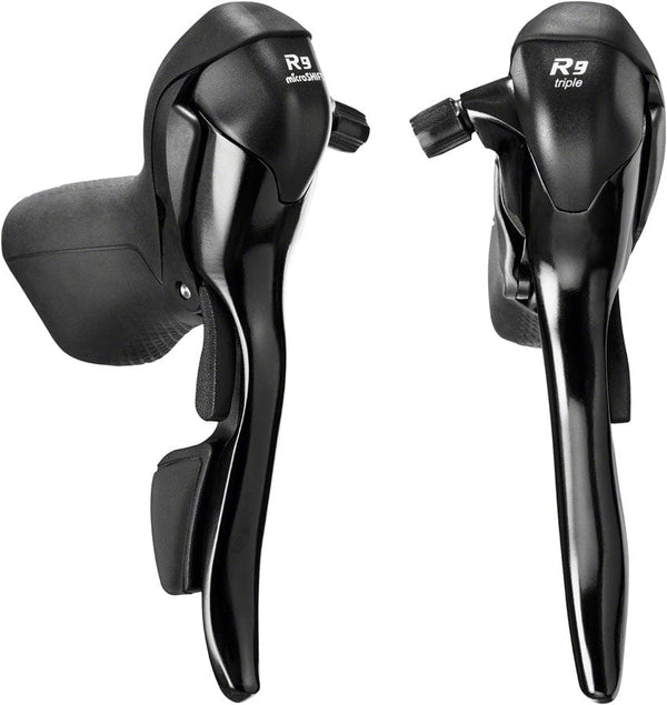 microSHIFT Brake/Shift Lever - Drop Bar Triple microSHIFT R9 Drop Bar Brake/Shift Lever Set - 9-Speed, Shimano Compatible