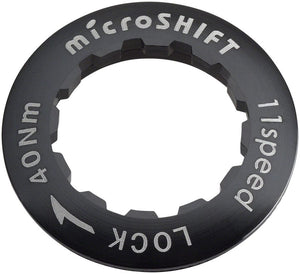 Microshift Spring Lock Service microSHIFT Cassette Lockring - Alloy Black – Ottawa Bike and Trail, LLC