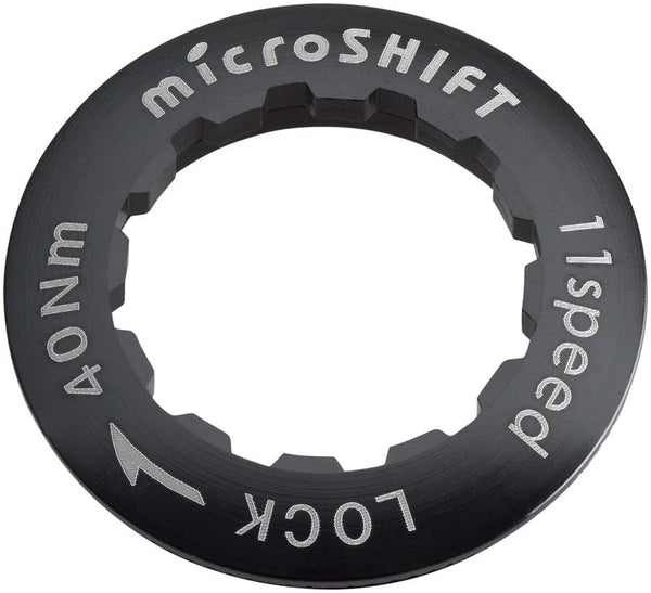 microSHIFT Cassette Spacers and Lockrings microSHIFT Cassette Lockring - Alloy Black