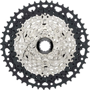 microSHIFT Cassettes and Cogs microSHIFT Advent MX G-Series Cassette - 10-Speed 11-48t Aluminum Spider Silver/BLK For HG Driver