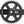 microSHIFT Cranksets and Arms 170Mm / 42T microSHIFT Sword BLK 1x Crankset - 9/10-Speed 110 Asym BCD JIS Square Taper Spindle Interface, Black