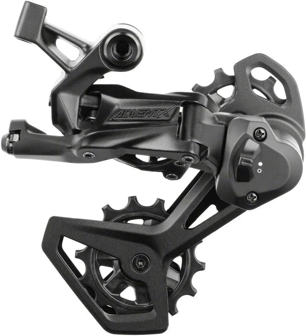 microSHIFT Drivetrain microSHIFT ADVENT X Rear Derailleur, RD-M6205AM, 10-Speed, Medium Cage, Black, With Clutch