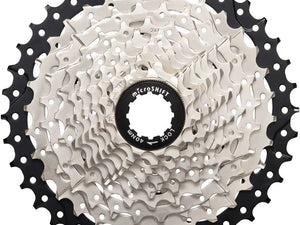 microSHIFT Drivetrain microSHIFT Sword Cassette - 10 Speed, 11-38t, Full Steel Construction, Satin Nickel