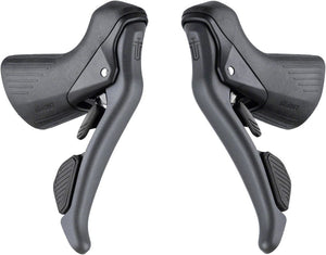 microSHIFT Drivetrain microSHIFT Sword Drop Bar Shifter/Brake Lever Set - 2x, 10-Speed, Sword Compatible, Gray