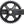 microSHIFT Drivetrain microSHIFT Sword 1x Crankset - 170mm, 10-Speed, 42t, 110 Asym BCD,  24mm Spindle, Black