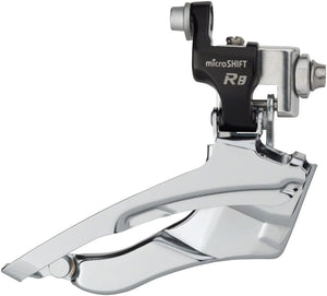 microSHIFT Front Derailleurs and Parts Triple / Braze-On microSHIFT R8 Front Derailleur - 7/8-Speed Shimano Compatible