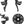 microSHIFT Group Kits 11-46T microSHIFT Sword BLK 1x9-Speed Groupset -  Includes Brake/Shifters Rear Derailleur Medium Cage