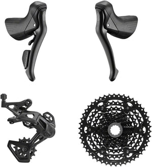microSHIFT Group Kits 11-46T microSHIFT Sword BLK 1x9-Speed Groupset -  Includes Brake/Shifters Rear Derailleur Medium Cage