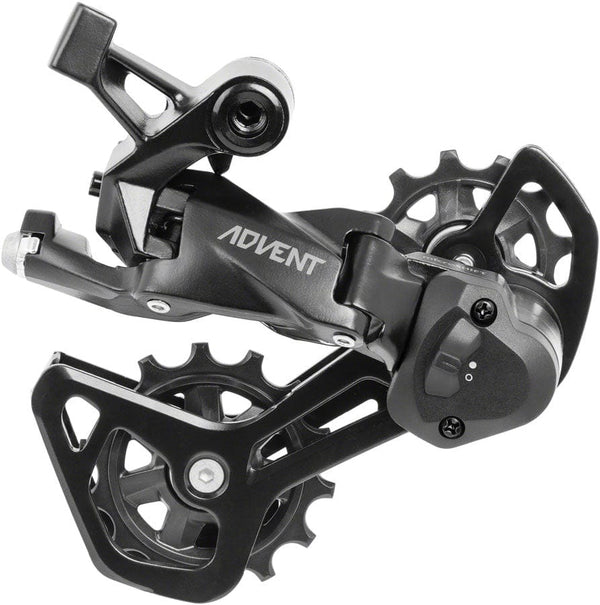 microSHIFT Rear Derailleurs microSHIFT ADVENT RD-M6195M-B Rear Derailleur - 9 Speed Medium Cage BLK With Clutch