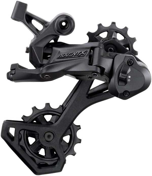 microSHIFT Rear Derailleurs microSHIFT ADVENT X Rear Derailleur - 10-Speed Medium Cage Black With Clutch