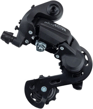 microSHIFT Rear Derailleurs microSHIFT M21 Rear Derailleur - 67 Speed Super Short Cage Black