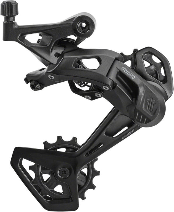 microSHIFT Rear Derailleurs microSHIFT Sword BLK Rear Derailleur - 9-Speed Long Cage Compatible Sword BLK 2x BLK