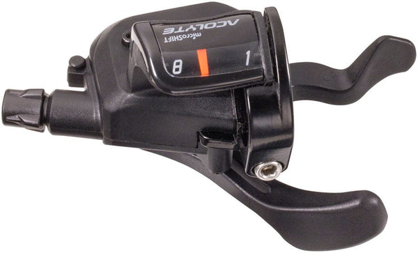 microSHIFT Shifters microSHIFT Acolyte Xpress Right Trigger Shifter - 1x8 Speed Black