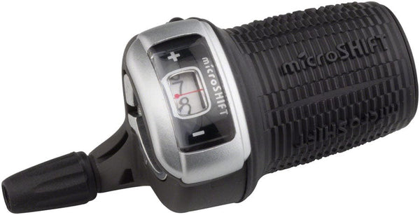 microSHIFT Shifters microSHIFT DS85 Right Twist Shifter 8-Speed Optical Gear Indicator Shimano Compatible