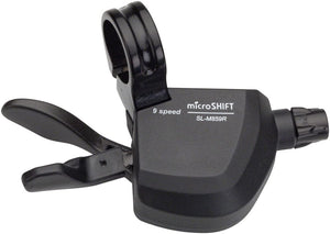 microSHIFT Shifters microSHIFT MarvoLT Right Trigger Shifter 9-Speed Alloy Lever Shimano Compatible