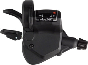 microSHIFT Shifters microSHIFT Mezzo Right Thumb-Tap Shifter 7-Speed Optical Gear Indicator Shimano Compatible