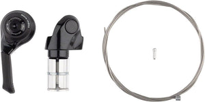 microSHIFT Shifters Mountain microSHIFT Left Bar End Shifters - Double/Triple Friction Shimano Compatible