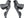 microSHIFT Shifting microSHIFT Sword Drop Bar Shifter/Brake Lever Set SB-G7020,  2x, 10-Speed, Sword Compatible, Gray