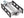 MKS Pedals Black/Silver MKS Sylvan Touring Pedals