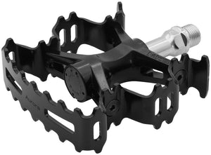 MKS Pedals MKS Aurora Pedals - Platform Aluminum 9/16" Black
