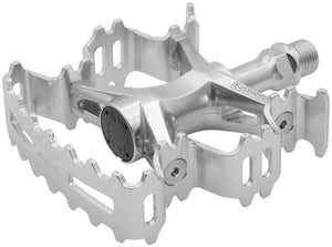 MKS Pedals MKS Aurora Pedals - Platform Aluminum 9/16" Silver