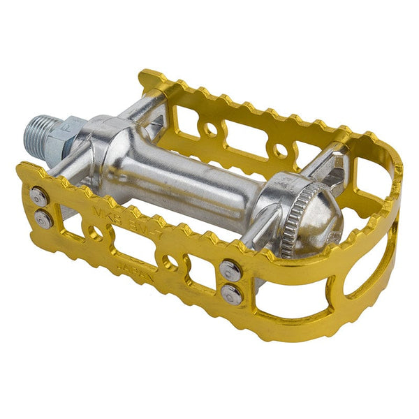 Mks Pedals Mks BM-7 BMX 9/16` Loose Ball Gold/Silver Alloy