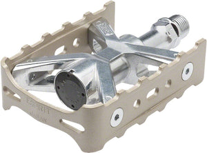 MKS Pedals MKS Esprit Pedals - Platform Aluminum 9/16" Silver
