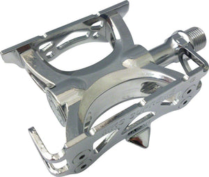 MKS Pedals MKS Supreme Keirin Track Pedals - Aluminum 9/16" Silver