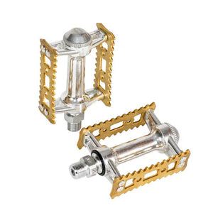 MKS Pedals MKS Sylvan Stream Brass Pedals, Raw Brass