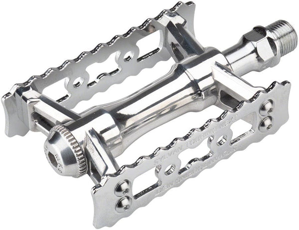 MKS Pedals MKS Sylvan Touring Next Pedals - Platform Aluminum 9/16" Silver