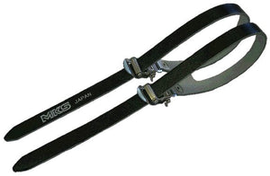MKS Toe Clips & Straps MKS Fit Alpha Spirits Double Toe Straps Black - Pair