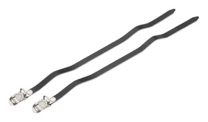 MKS Toe Clips & Straps MKS Leather Toe Straps 420mm Long Black