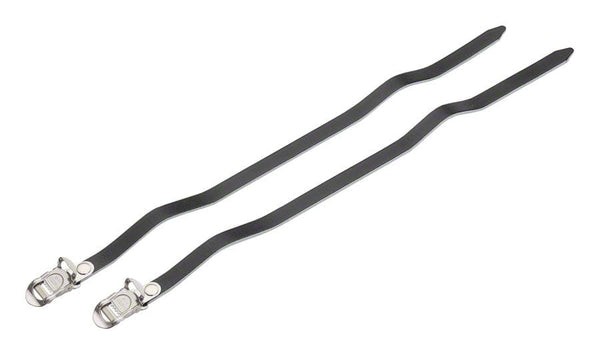 MKS Toe Clips & Straps MKS Leather Toe Straps 420mm Long Black