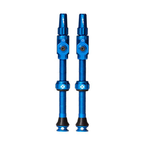 Muc-Off Big Bore Lite Tubeless Valve 75mm Pair - Blue  