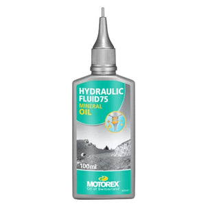 Motorex Disc Brake Bleed Kits and Fluids 100Ml (3.4Oz) Motorex Bike 75 Hydraulic Fluid