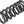 MRP Rear Shock Spring 122Mm / 350+ MRP Progressive Coil Spings