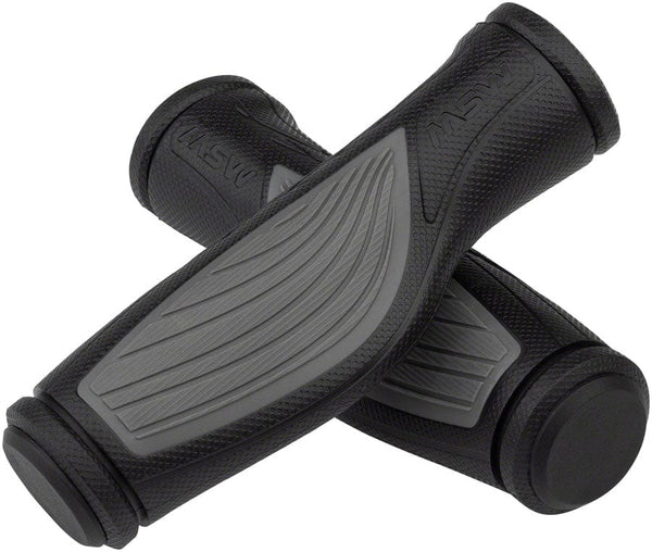 MSW Grips MSW Ergonomic (EFG-100) Grips - Black/Gray