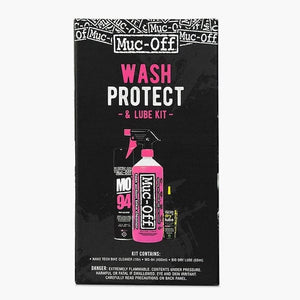 Muc-Off LubeCleaning Muc-Off Bike Care Kit: Wash, Protect and Lube, with Dry Conditions Chain Oil