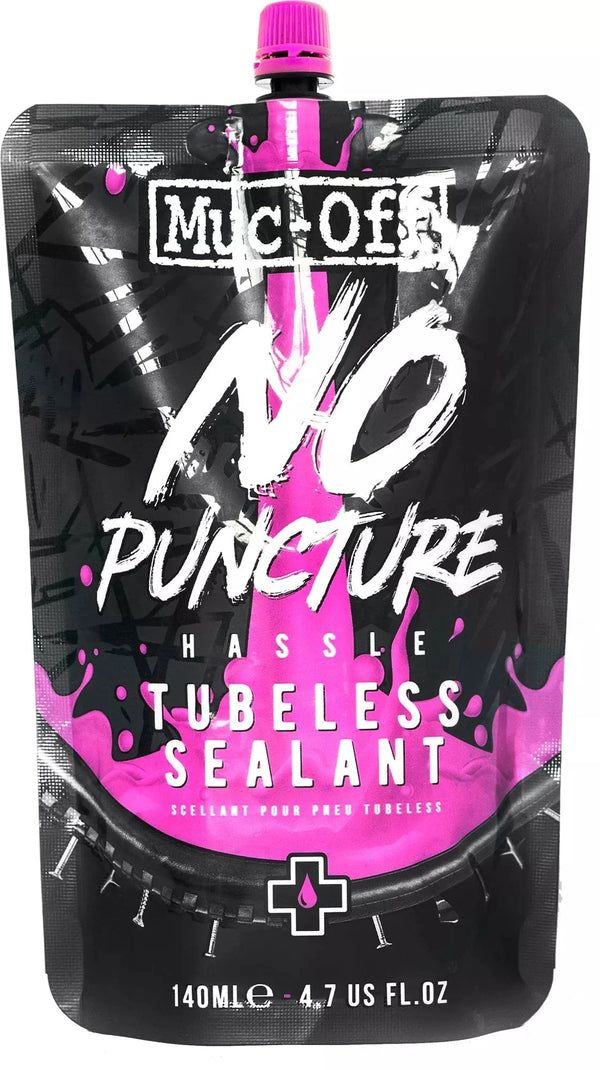 Muc-Off Tubeless Muc-Off No Puncture Hassle Tubeless Tire Sealant  - 140ml Pouch