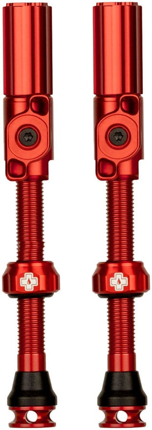 Muc-Off Tubeless Valves Muc-Off Big Bore Hyrid Tubeless Valve Stems - Large 45mm Red