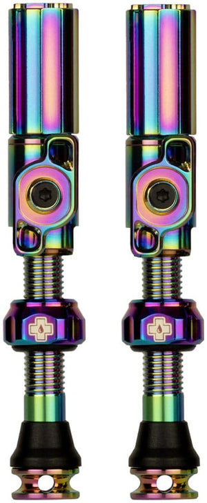 Muc-Off Tubeless Valves Muc-Off Big Bore Hyrid Tubeless Valve Stems - Medium 35mm Iridescent