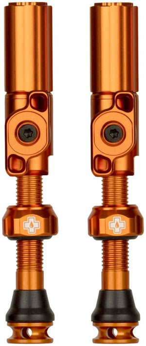 Muc-Off Tubeless Valves Muc-Off Big Bore Hyrid Tubeless Valve Stems - Medium 35mm Orange