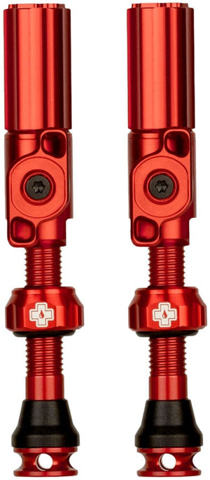 Muc-Off Tubeless Valves Muc-Off Big Bore Hyrid Tubeless Valve Stems - Medium 35mm Red