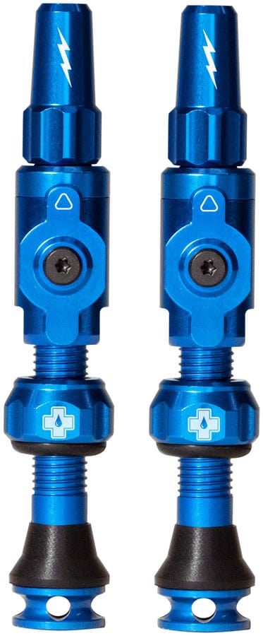 Muc-Off Tubeless Valves Muc-Off Big Bore Lite Tubeless Valve Stems - Medium 35mm Blue