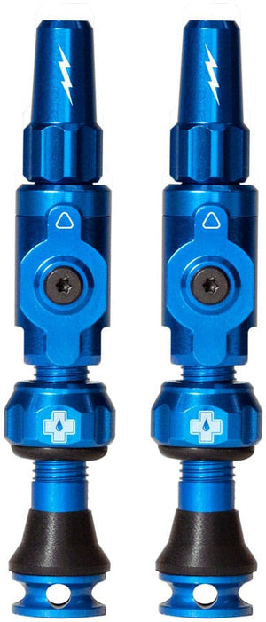 Muc-Off Tubeless Valves Muc-Off Big Bore Lite Tubeless Valve Stems - Small 30mm Blue